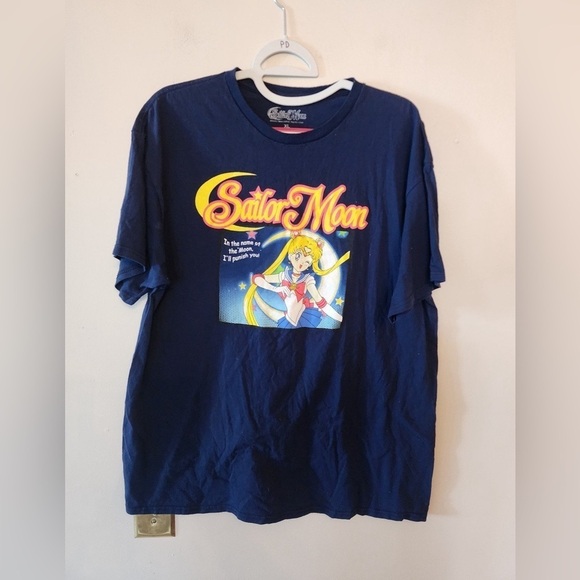 Other - Sailor Moon Shirt Mens x Large Blue Toei Animation Casual Anime Manga